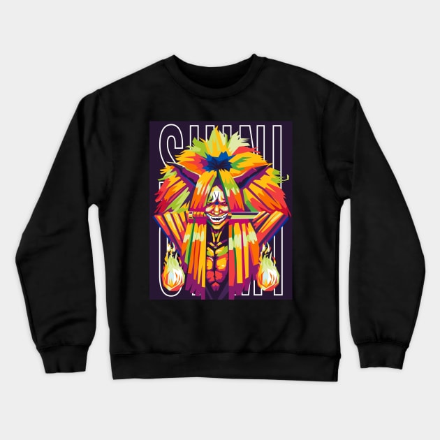 shinigami wpap Crewneck Sweatshirt by cool pop art house